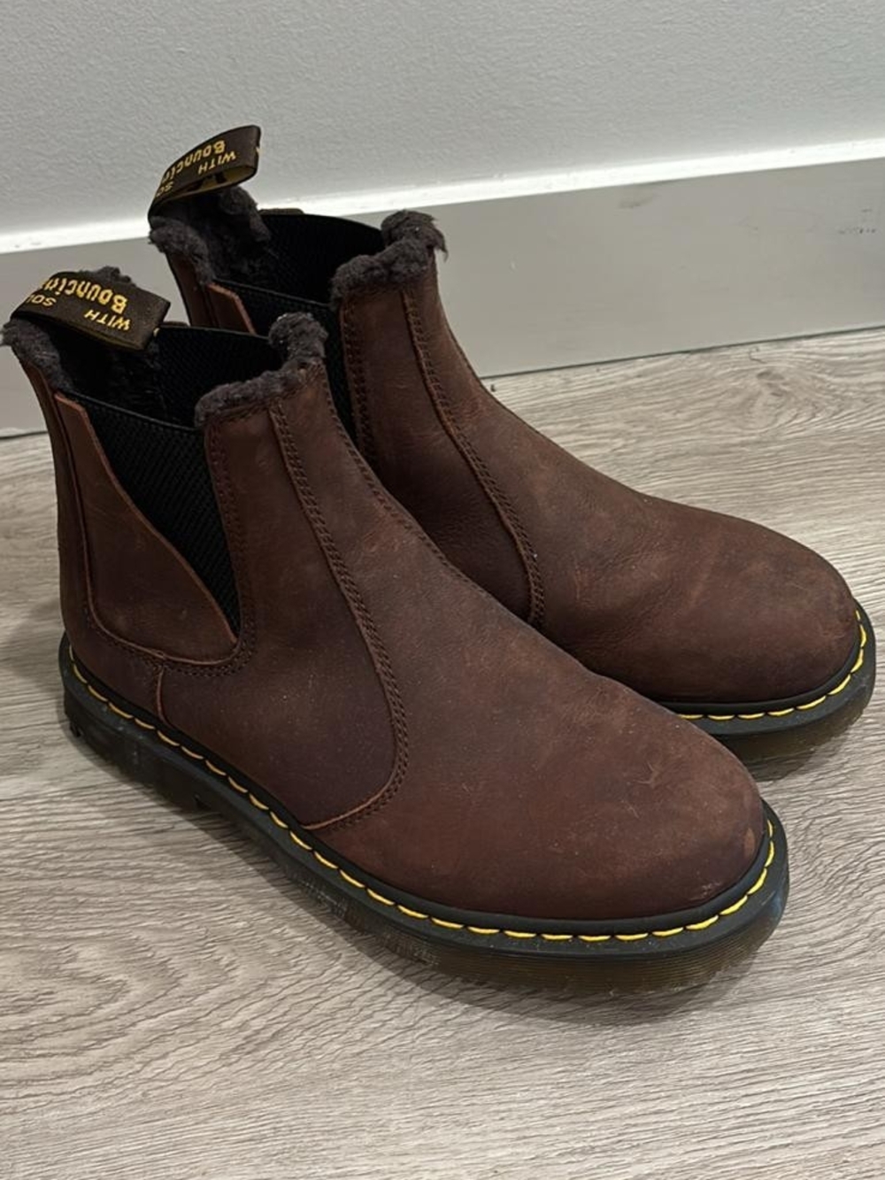 Dr. Martens Brown Leather Chukka Boots